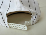 90s Newyork Yankees Pinstriped SnapBack White&Black