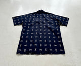 90s Polo Ralph Lauren LANCE Chain Shirt M DeepNavy