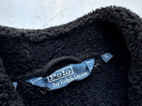 80s Polo Ralph Lauren Mouton Coat M Black
