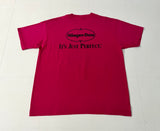 90s Haagen-Dazs Sorbet Slipper Tshirt XL Raspberry