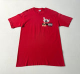 90s Haagen-Dazs Woodstock Tshirt L Red