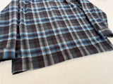 60s Pendleton Shadow Plaid Board Shirt L Gray