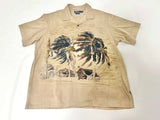 90s Polo Ralph Lauren VINTAGE CAMP Palm Tree Loop Shirt XL