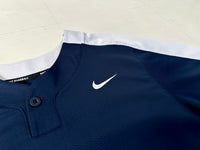 Used NIKE DRI-FIT Baseball Shirt M Navy