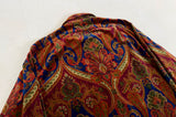 90s Polo Ralph Lauren Velour Paisley L/S Shirt XL