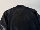 90s Polo Ralph Lauren Leather SwingTop jacket L Black