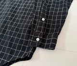 90s Polo Ralph Lauren BLAKE Plaid L/S Shirt L Black