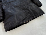 80s Eddie Bauer Leather Puffer Coat L