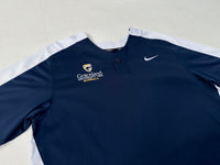 Used NIKE DRI-FIT Baseball Shirt M Navy