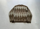 60s Sears Diamond Mohair Sweater L
