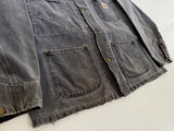 90s Carhartt Michigan Unlined Chore Coat L CU1005 Black