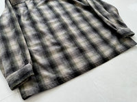 90s Pendleton Shadow Plaid Board Shirt XL Ivory&Khaki