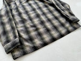 90s Pendleton Shadow Plaid Board Shirt XL Ivory&Khaki