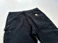 Carhartt Double Knee Pants 40x36 Black N13