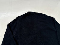 60s Diamond Mohair Cardigan M Black