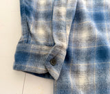 90s PENDLETON Shadow Plaid Board Shirt M Turquoise