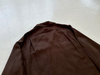 90s Polo Ralph Lauren Rayon Loop Shirt M DeepBrown