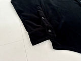 90s Polo Ralph Lauren LOWELL SPORT Velour L/S Shirt XL Black
