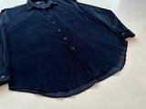 90s Polo RalphLauren MARLOWE Corduroy L/S Shirt L DeepNavy
