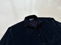 90s Polo RalphLauren MARLOWE Corduroy L/S Shirt L DeepNavy
