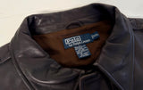 90s Polo Ralph Lauren A-2 Leather Jacket XXL DeepBrown