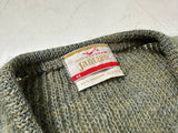 60s Jantzen Mohair Cardigan M OliveGreen