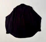 90s Polo Ralph Lauren WHITFIELD Linen L/S Shirt XL Black