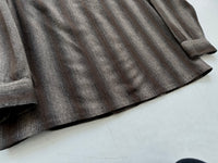 60s Pendleton Shadow Plaid Striped Loop Shirt XL