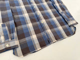 90s Polo Ralph Lauren Large Plaid Work L/S Shirt L Blue