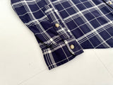 90s Polo Ralph Lauren Plaid L/S Shirt L Navy