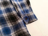 90s Pendleton Shadow Plaid Board Shirt M Black &Blue