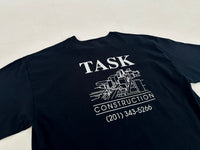 Used TASK Construction Company T-shirt XL Black