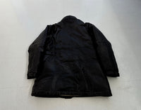 80s Eddie Bauer Leather Puffer Coat L