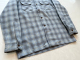 90s Pendleton ShadowPlaid Board Shirt L Turquoise