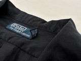 90s Polo Ralph Lauren Linen&Silk L/S Shirt L Black