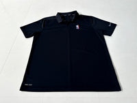 Used NIKE DRI-FIT NBA Polo Shirt L Black