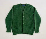 60s PENDLETON Mohair Cardigan M ForestGreen