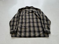 90s Pendleton Shadow Plaid Board Shirt XL Ivory&Khaki