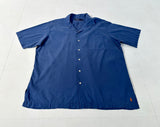 90s Polo Ralph Lauren Cotton&Linen Loop Shirt L Navy