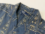90s Polo Ralph Lauren CLAYTON Triangle Paisley Loop Shirt XXL