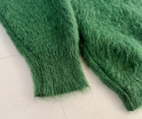 60s PENDLETON Mohair Cardigan M ForestGreen