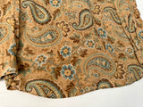 90s Polo Ralph Lauren BONNARD Paisley L/S Shirt M LightBrown