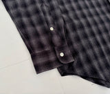 90s Polo Ralph Lauren BLAKE Shadow Plaid L/S Shirt L Black
