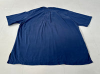 90s Polo Ralph Lauren Cotton&Linen Loop Shirt L Navy