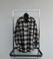 60s Pendleton Shadow Plaid L/S Shirt 16 1/2