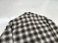 90s RRL Shadow Plaid Work Shirt L Mocha