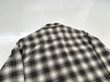 90s RRL Shadow Plaid Work Shirt L Mocha