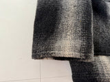 90s SANTA FE TRAIL Shadow Striped Wool Jacket L Black