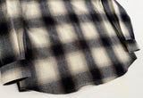 90s PENDLETON Shadow Plaid Western Shirt XL Black&White
