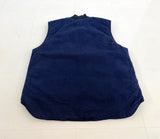90s Carhartt Duck Vest L V01 NavyBlue